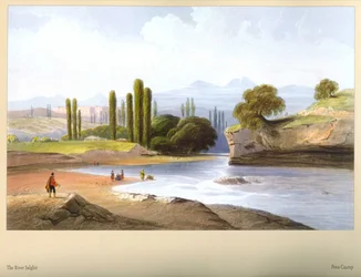 Carlo Bossoli. Fluss Salgir